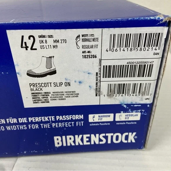 NEW BIRKENSTOCK Prescott‎ Slip On Boots Men Oiled Leather - Black EU 46 13-13.5